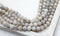 White Crazy Lace Agate, 8mm, Round